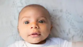 아기의 클로즈업