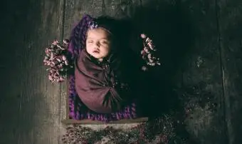 Dítě Spí Květiny