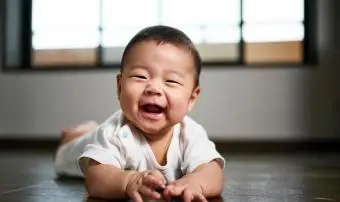 Dítě šest měsíců staré