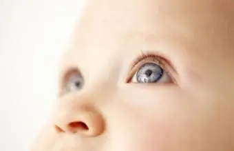 Gros plan sur les yeux des bébés filles