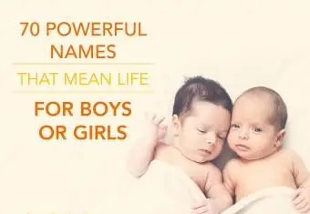Nombres poderosos que significan la vida de niños o niñas
