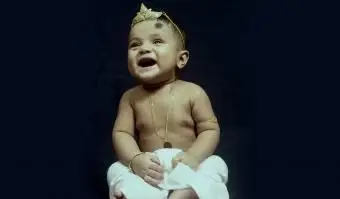 힌두교 아기의 초상화