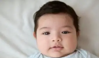 Zblízka portrét dieťaťa