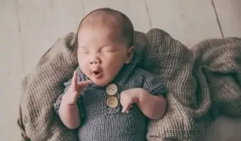 Spiace novonarodené dieťa