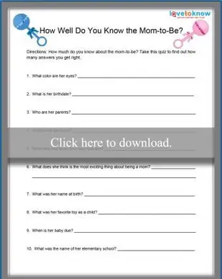 Jak dobrze znasz przyszłą mamę?