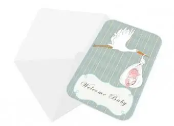 Willkommensbaby-Karte