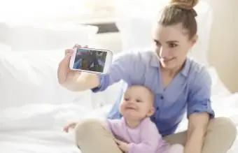 Selfie s mojou malou princeznou