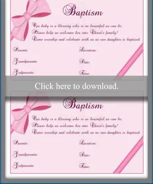 Invito regalo ragazza