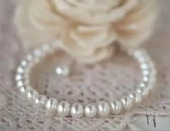 Bransoletka ze słodkich pereł