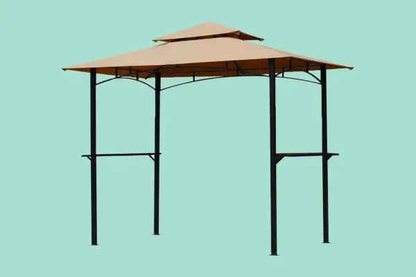 Metal BBQ Gazebo - Verdantvows