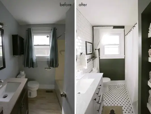 #Elsiesnashvillebnb Bathroom Tour (Before + After)