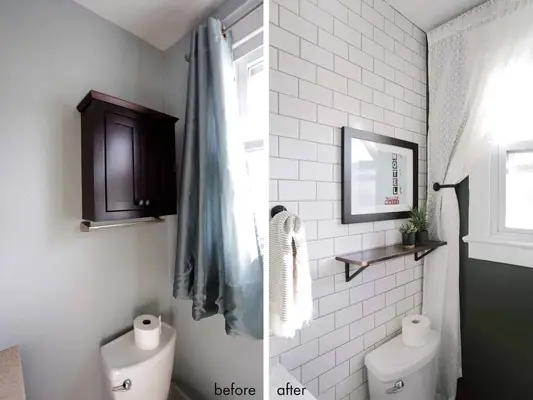 #Elsiesnashvillebnb Bathroom Tour (Before + After)