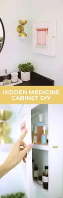 Hidden Medicine Cabinet DIY