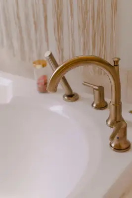 gold faucet