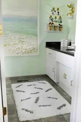 Espolvorear alfombra de bricolaje