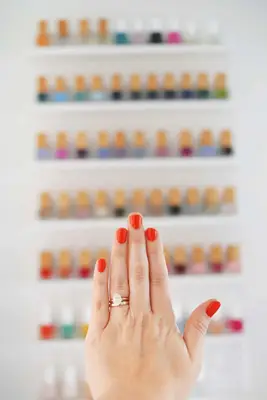 Easy Custom Nail Polish Shelves