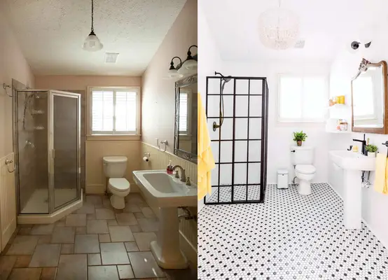 Holiday House Bathroom Before & After