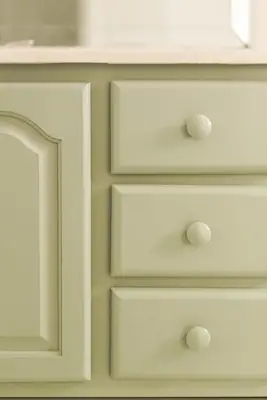 I Painted Our Bathroom Vanity!