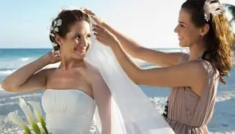 Accessoires de cheveux de mariage de plage