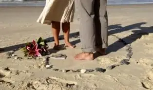 Braut und Bräutigam