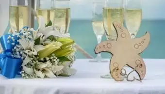 Hochzeitsfeier in der Karibik