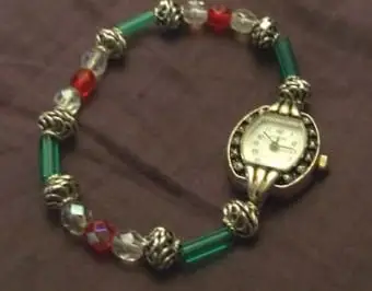 신축성있는 시계 밴드를 비드하는 방법