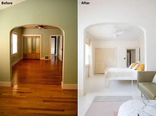 Holiday House Bedroom Tours (Before & After)