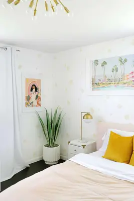 Removable Leopard-Inspired Wallpaper DIY