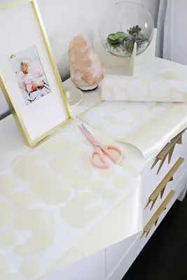 Removable Leopard-Inspired Wallpaper DIY