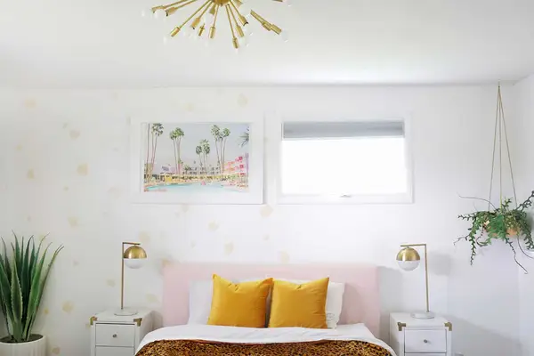 Removable Leopard-Inspired Wallpaper DIY