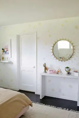 Removable Leopard-Inspired Wallpaper DIY