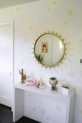 Removable Leopard-Inspired Wallpaper DIY