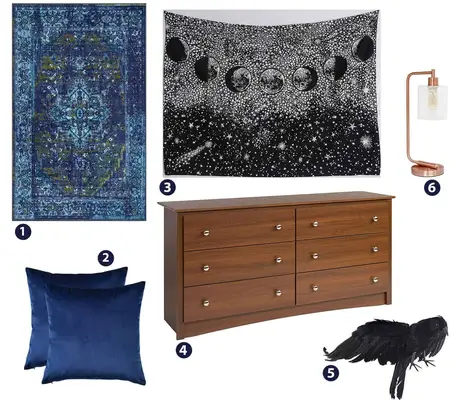 Ravenclaw-Inspired Bedroom