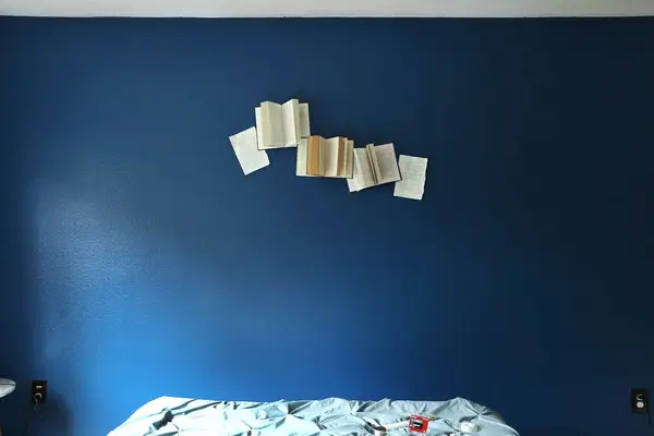 Open Books Accent Wall