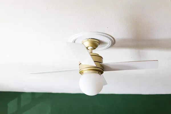 Green and White Main Bedroom Before + After