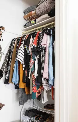 Green and White Main Bedroom Before + After