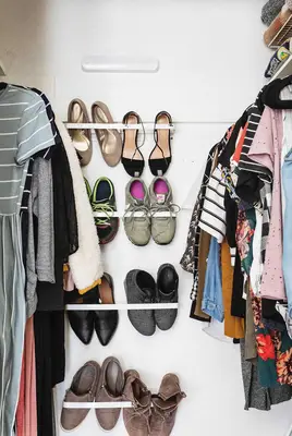 Green and White Main Bedroom Before + After