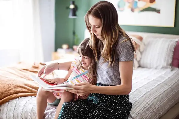 Green and White Main Bedroom Before + After