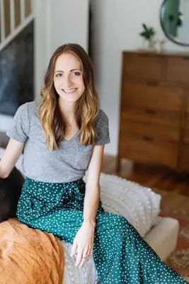 Green and White Main Bedroom Before + After