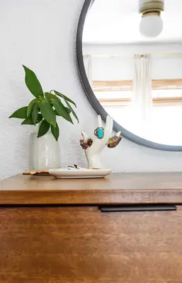 Green and White Main Bedroom Before + After