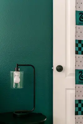 Slytherin-Inspired Bedroom