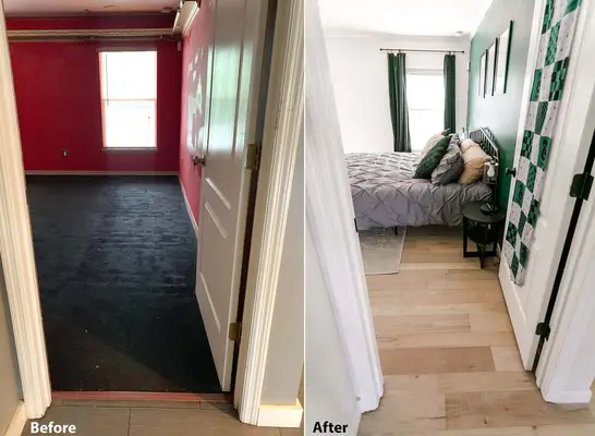 Slytherin-Inspired Bedroom