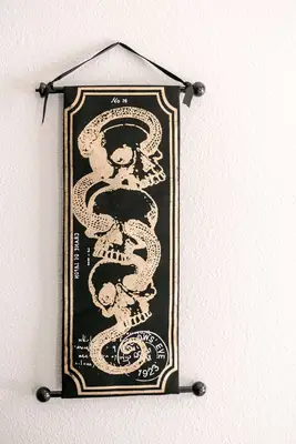 Slytherin-Inspired Bedroom