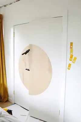 DIY Circle French Closet Doors
