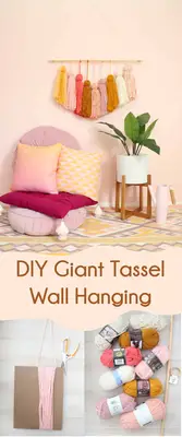 DIY Giant Tassel Wall Hanging