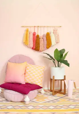 DIY Giant Tassel Wall Hanging