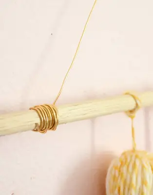 DIY Giant Tassel Wall Hanging