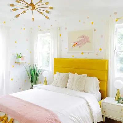 Laura's Pink Star Spálňa (predtým potom!)