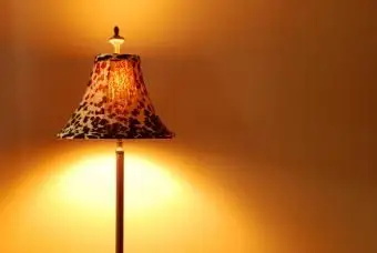 pantalla de lámpara de leopardo