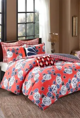 Josie Diamond Geo Comforter 미니 세트
